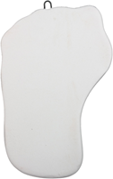 Terracotta Baby Footprint Right 6 cm-2