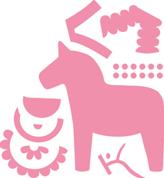COL1371 Eline's Dala Horse