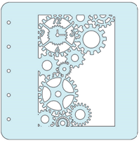 Nellie Snellen Magnetic Stencil Clock A6