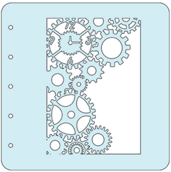 Nellie Snellen Magnetic Stencil Clock A6