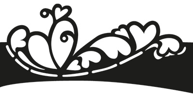 CR1268 Folding Die Hearts