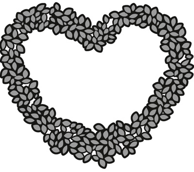 CR1302 Topiary heart