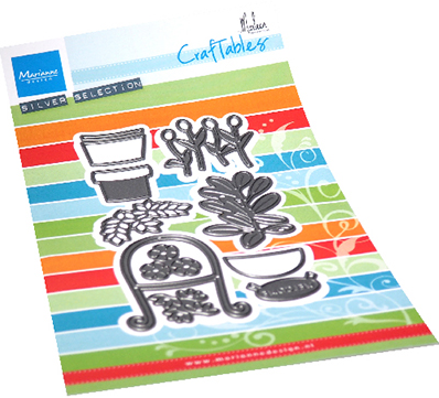 Marianne Design CR1542 Planten in Pot 70x123 mm