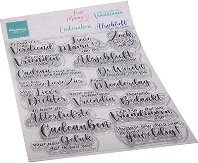 Marianne Design Clear Stamps -Vriendinnen en zo
