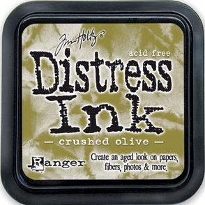 Tim Holtz Distress Ink crushed olive