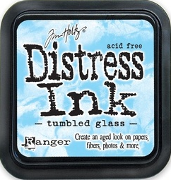 Tim Holtz Distress Ink tumbled glass