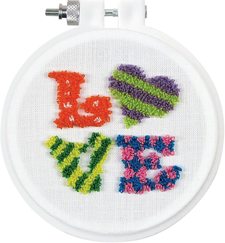 Design Works Punch Needle Kit Love