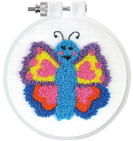 Punch Needle Kit Butterfly Cheerful