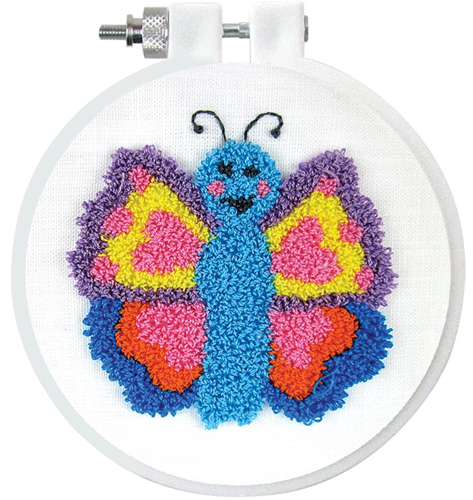 Punch Needle Kit Butterfly Cheerful