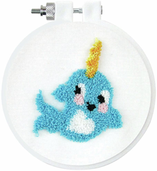 Design Works Punch Needle Kit Narwhal