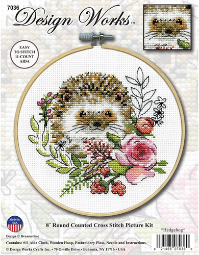 Design Works Crafts Borduurset Egeltje 20 cm