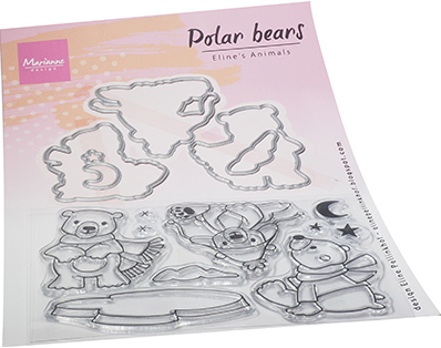 Marianne Design EC0193 Eline's Polar Bears 126x81 mm
