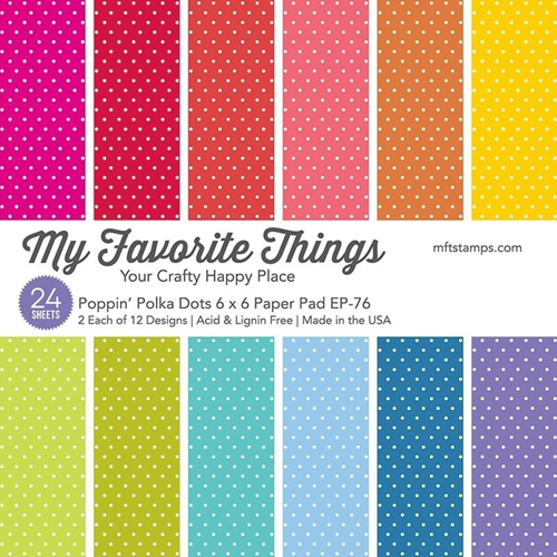 My Favorite Things Papierblok Poppin' Polka Dots EP-76