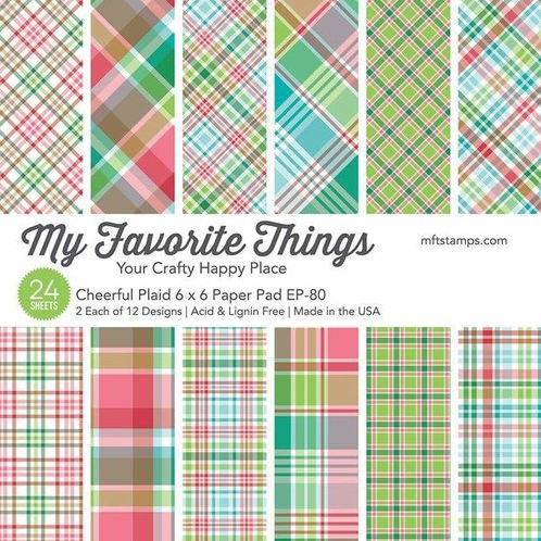 My Favorite Things Papierblok Cheerful Plaid EP-80