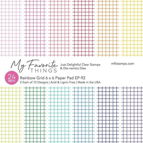 My Favorite Things Papierblok Rainbow Grid EP-92