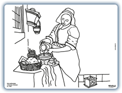 Edwali Tischset 112 Rotterdam Milkmaid