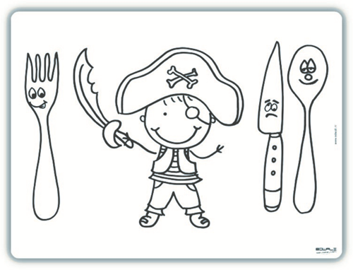 Edwali Placemat 309 De Blije Piraat