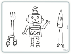 Edwali Tischset 331 Robot Slimpie