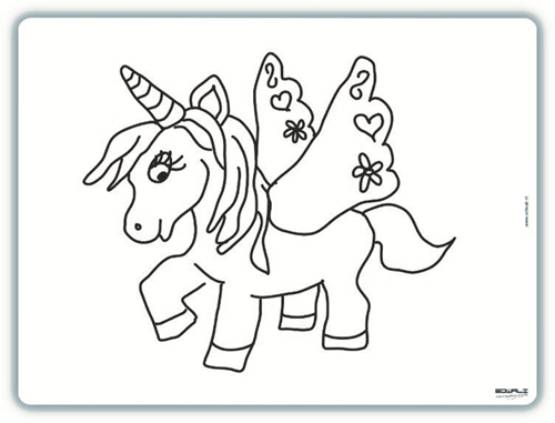 Edwali Tischset 333 Magic Unicorn