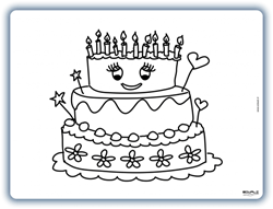 Edwali Tischset 336 Kuchen