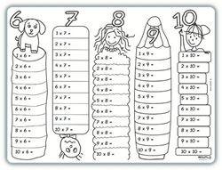Edwali Tischset 338 Lerntische 6 bis 10