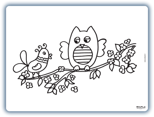 Erwali Placemat Hedwig the Owl