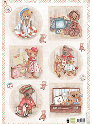 Marianne Design EWK1249 Knipvel Teddy Bears 1 A4