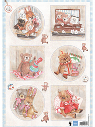 Marianne Design EWK1250 Knipvel Teddy Bears 2 A4