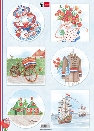 Marianne Design EWK1274 Knipvel Hollandse Fiets A4