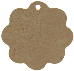 MDF Figuur Bloem 5 cm 10 stuks