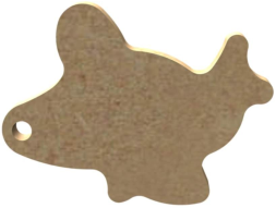 Gomille MDF Figure Airplane 5 cm 10 pieces