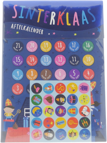 Wins Sinterklaas Sticker Aftelkalender A4