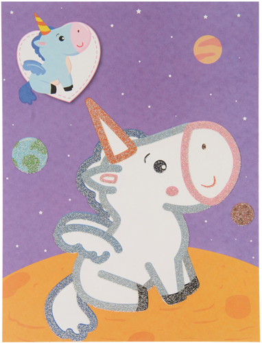 Wins Glitter Kleurboek Eenhoorn-2