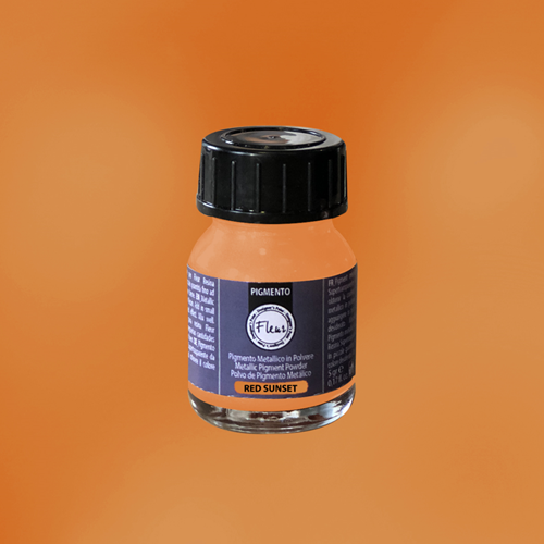 Fleur Epoxy Pigmentpoeder 5 gr Zonsondergang Rood