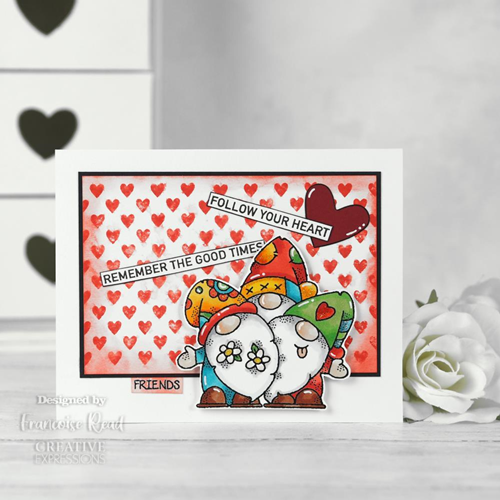 Woodware Clear Stamp 10x10 cm Singles Friends-2