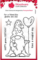 Woodware Clear Stamp 10x15 cm Wizard Gnome