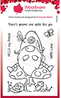 Woodware Clear Stamp 10x15 cm Forest Gnome