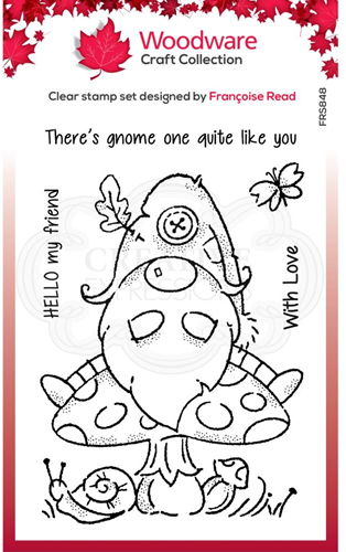 Woodware Clear Stamp 10x15 cm Forest Gnome