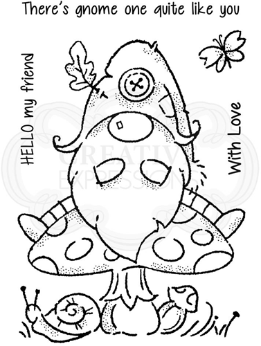 Woodware Clear Stamp 10x15 cm Forest Gnome-3