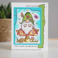 Woodware Clear Stamp 10x15 cm Forest Gnome-2