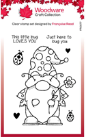 Woodware Clear Stamp 10x15 cm Ladybird