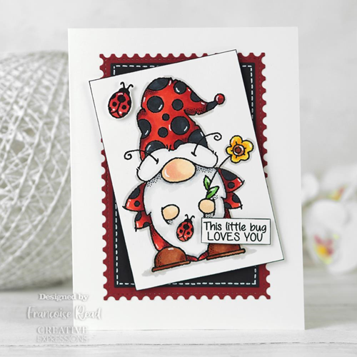 Woodware Clear Stamp 10x15 cm Ladybird-2