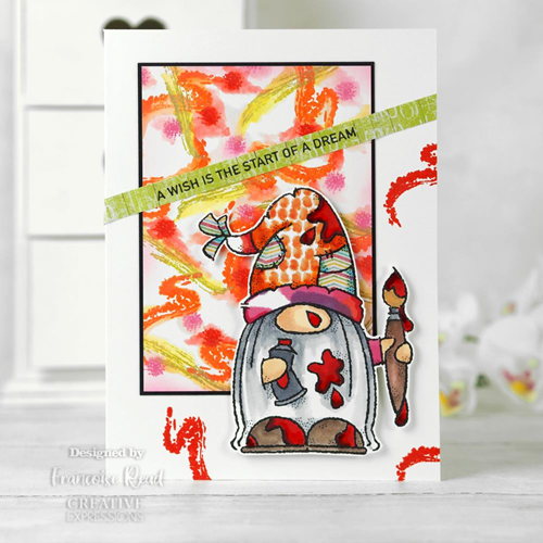 Woodware Clear Stamp 10x15 cm Artsy Gnome-2