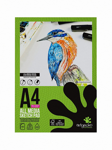 Artgecko Pro Schetsblok A4 150gr 40 vel Wit
