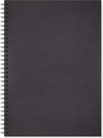 Artgecko Shady Spiraal Schetsboek A4 Portret 200gr 40 vel Zwart