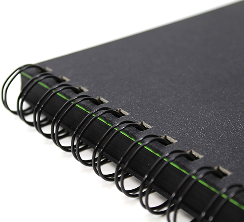 Artgecko Shady Spiraal Schetsboek A3 Portret 200gr 40 vel Zwart-2