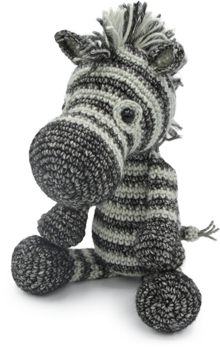 Hardicraft Haakpakket Dirk de Zebra 25 cm