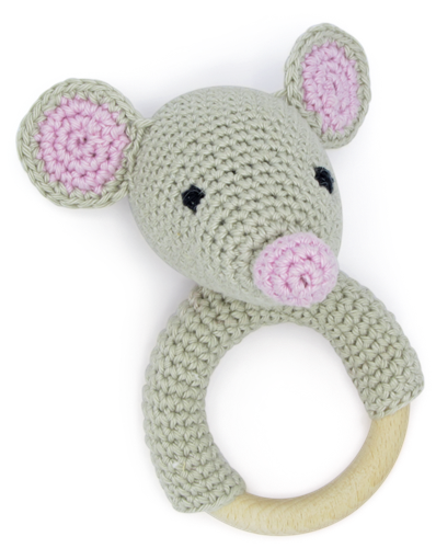 Hardicraft Haakpakket Rammelaar Muisje 12 cm