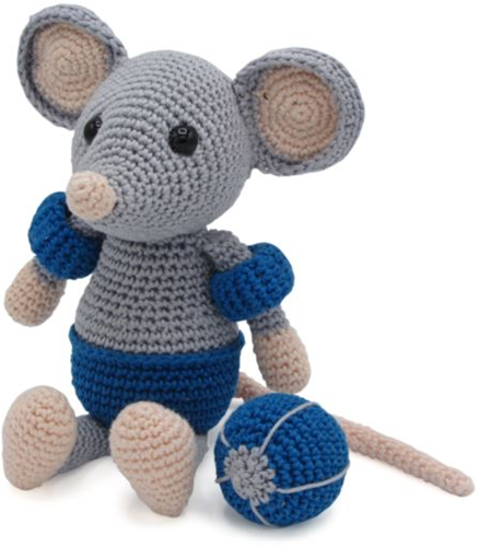 Hardicraft Haakpakket Muis Eddy 20 cm
