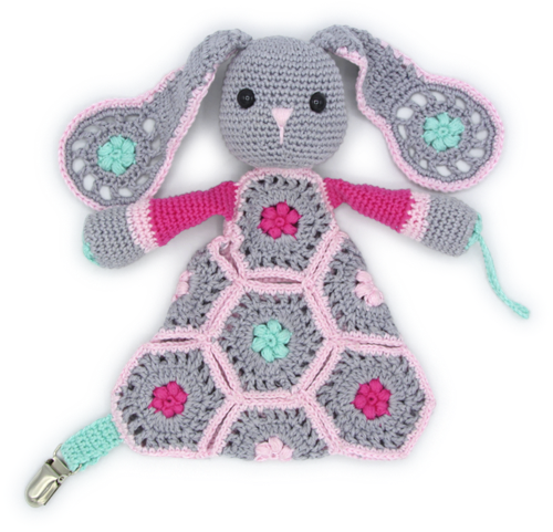 Hardicraft Haakpakket Speenknuffel Beau Roze 23x22 cm